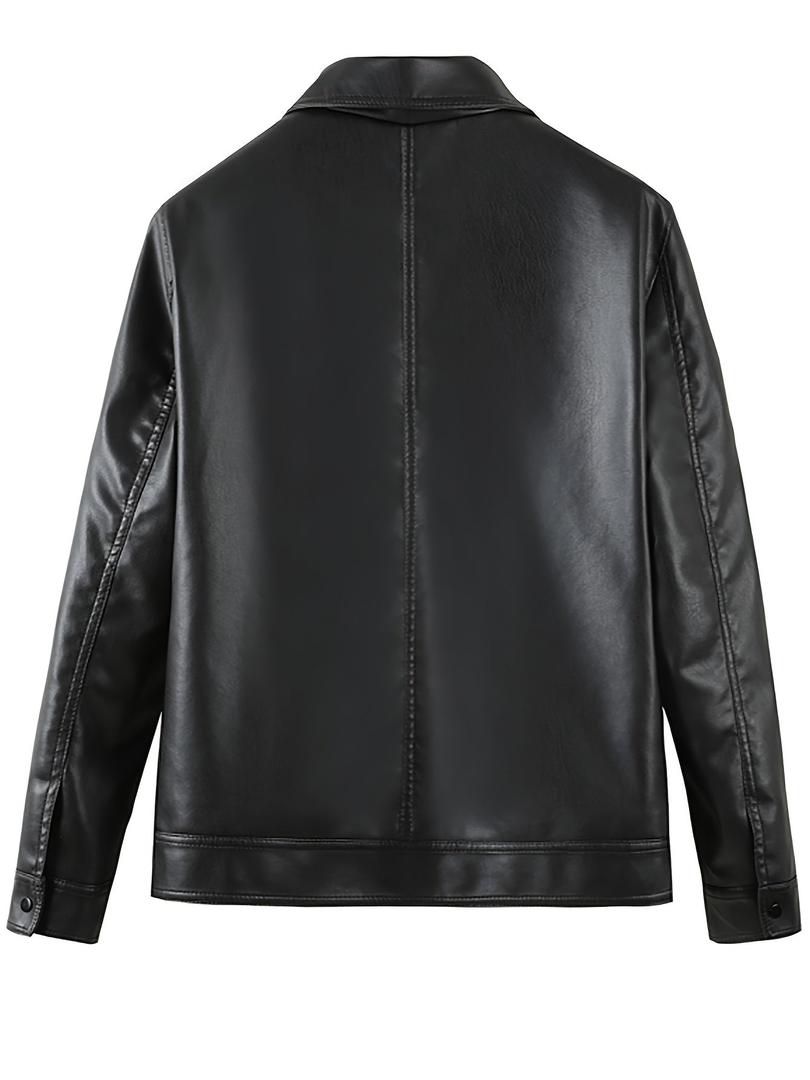 Herren Lederjacke Mit Reißverschluss | Mit Taschen