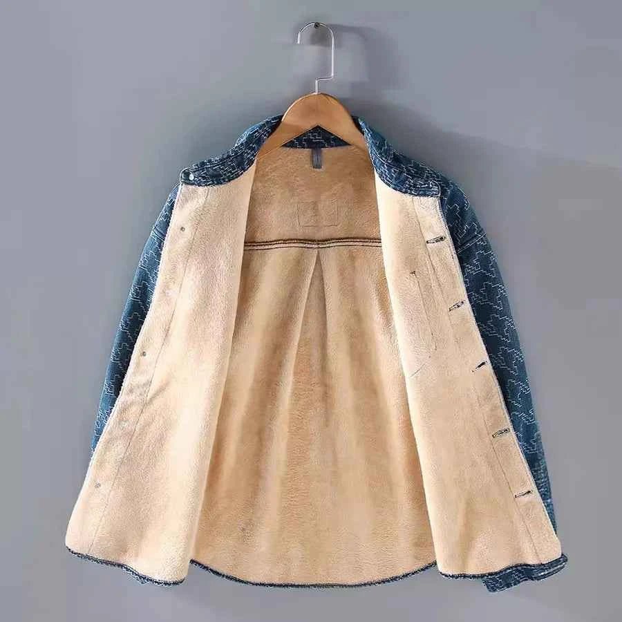 Jeansjacke Mit Fleecefutter