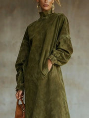 Aurora™ - Wildlederkleid mit Fransen