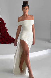 Glattes Maxikleid, Abendkleid für Damen, lang, elegant und fällt sanft um den Körper