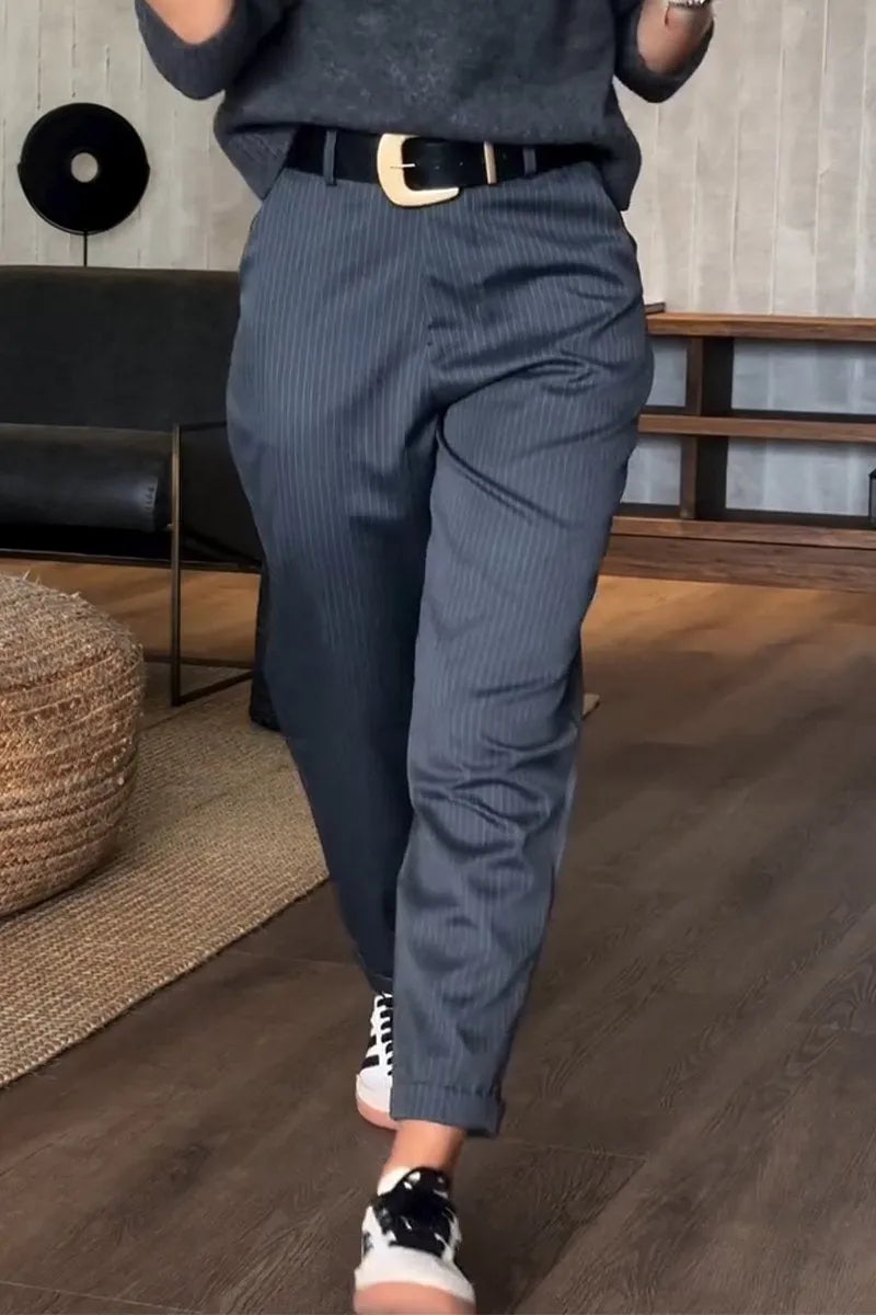 Bjarne™ - Elegante, Figurbetonte Gestreifte Hose