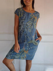 Helena | Feminin geschnittenes Kleid mit Rundhals