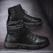 Heidi-Mode | Robuste Schwarze Herrenschuhe