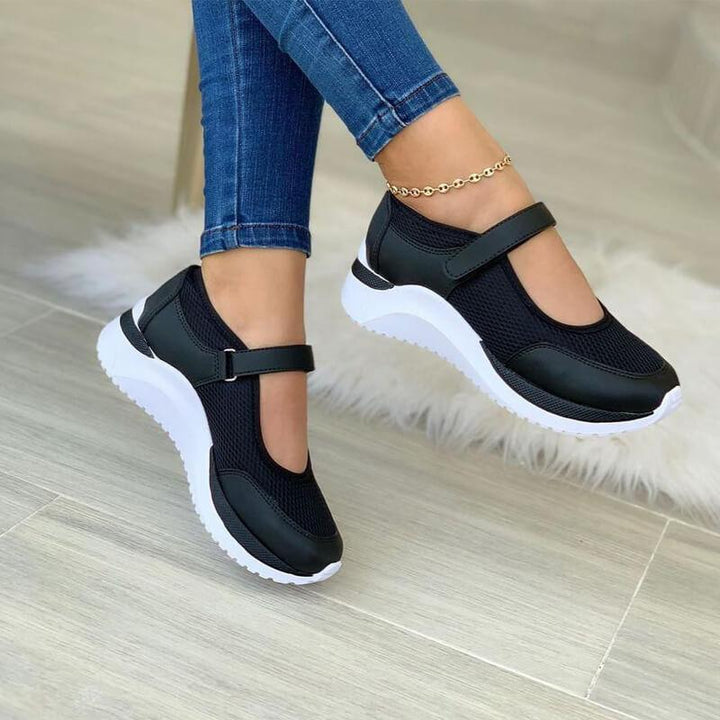 Mary Jane - Atmungsaktive Sportschuhe | Lässige, stilvolle Mesh-Schuhe | Sportliche Sneakers Damen