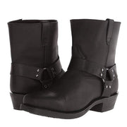 Herren Lederstiefel – Robuste Biker Boots mit stabilem Blockabsatz