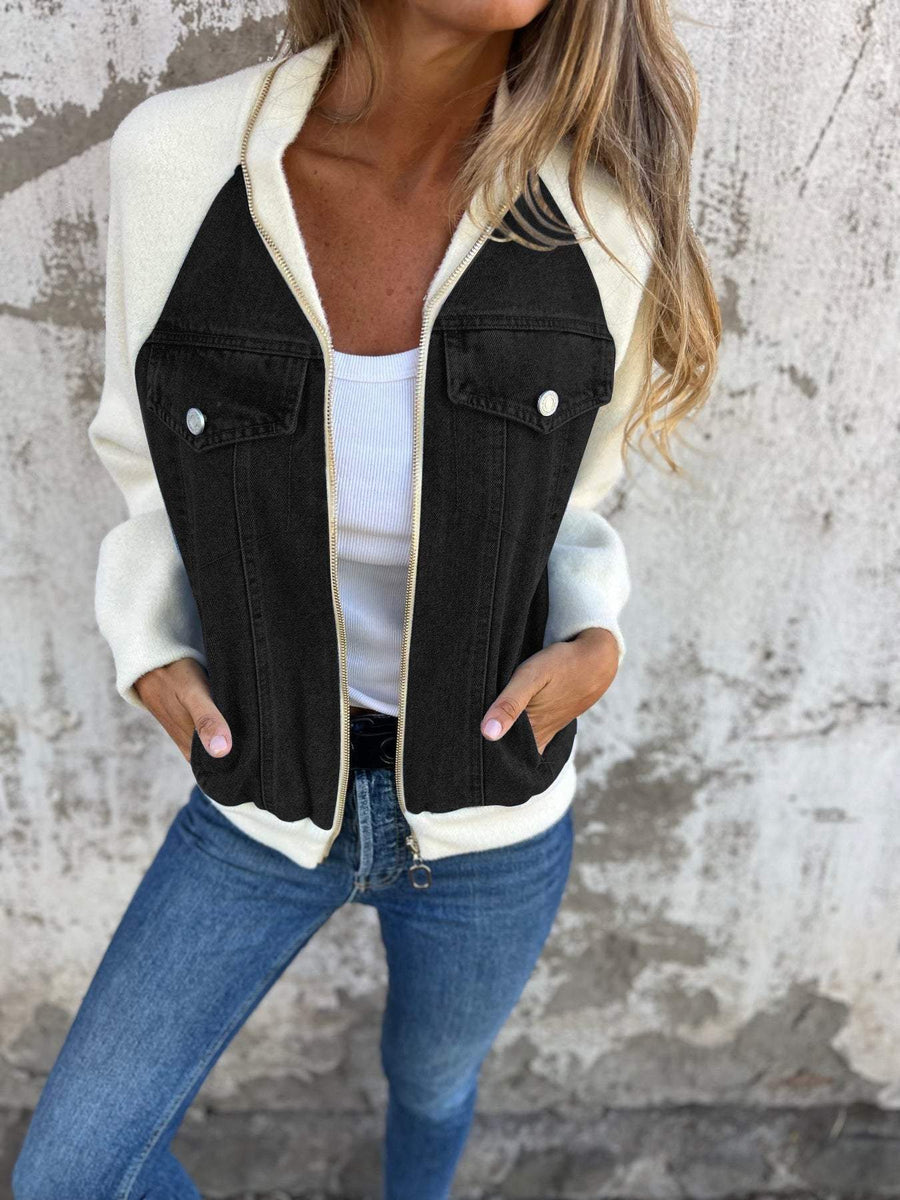 Stilvolle Damen Denim jacke