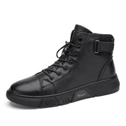 Heidi-Mode | Robuste Schwarze Herrenschuhe