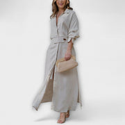 Jeanette - V-Neck Maxi Dress