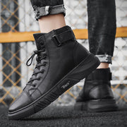Heidi-Mode | Robuste Schwarze Herrenschuhe
