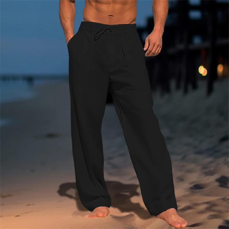Lea | Einfarbige Leinenhose Damen luftig und modern