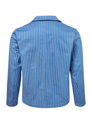 Gestreifter Sommerblazer Für Herren | Königsblau