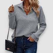 Lilly | Pullover mit halbem Reißverschluss