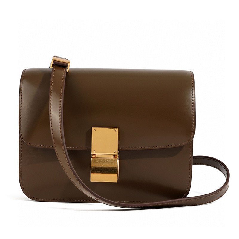 Damen Umhängetasche – Veganes Leder – Kompakte Design-Tasche