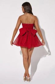 Funkelndes Kurzes Abendkleid