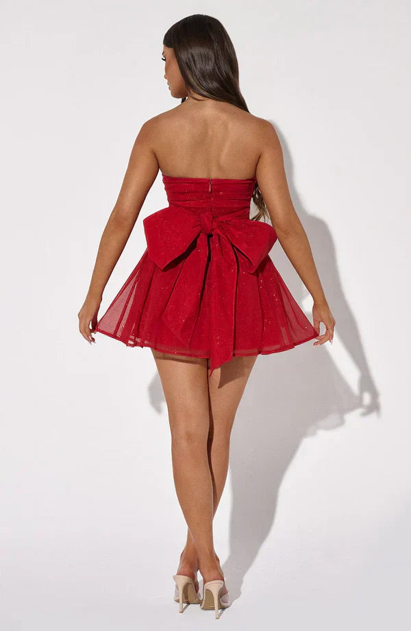 Funkelndes Kurzes Abendkleid