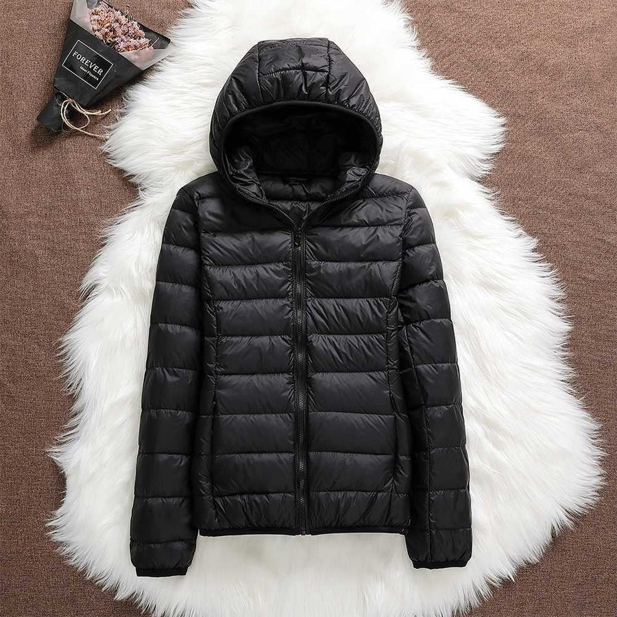 TEODORA - GESTEPPTE JACKE MIT KAPUZE