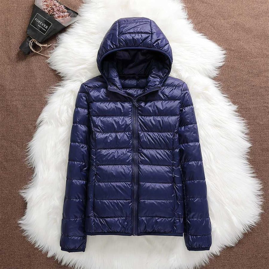 TEODORA - GESTEPPTE JACKE MIT KAPUZE