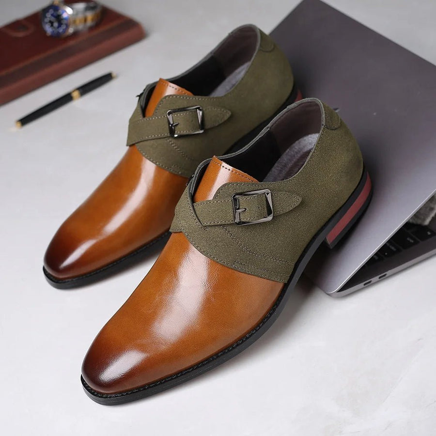 Klassische Monkstrap Herrenschuhe Für Hochzeit