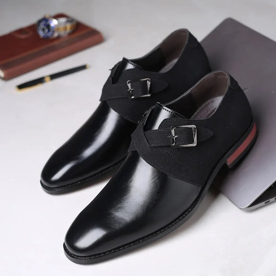 Klassische Monkstrap Herrenschuhe Für Hochzeit