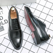 Klassische Oxfordschuh Herren Cap-Toe
