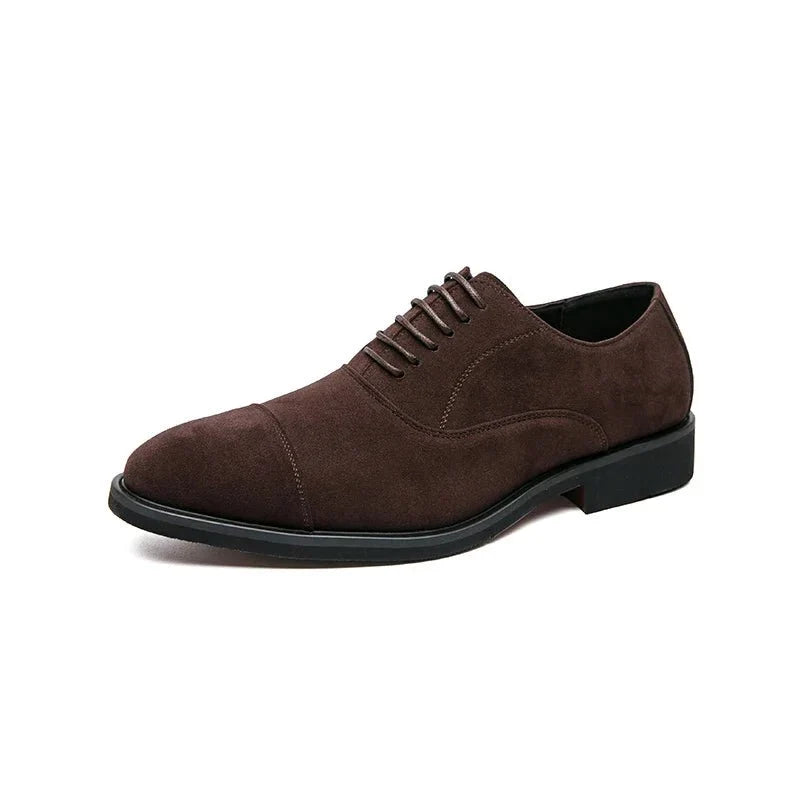 Klassischer Herren Oxford Schuhe Mit Cap-Toe