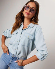 Klassisches Jeanshemd Damen