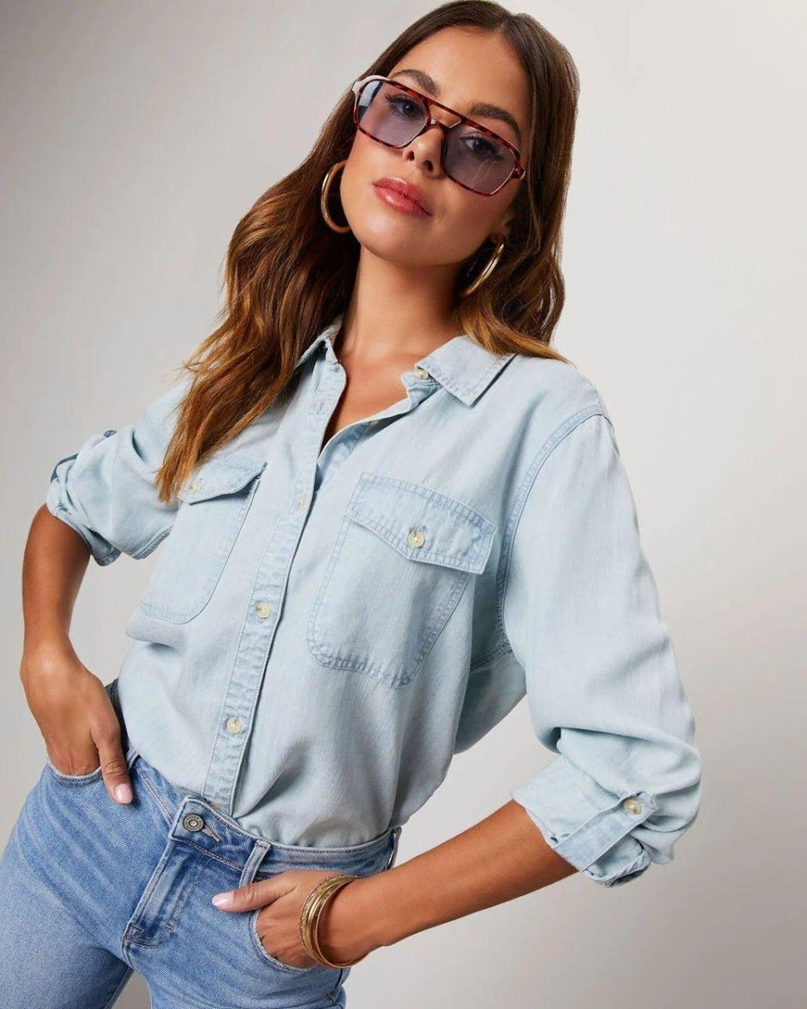 Klassisches Jeanshemd Damen