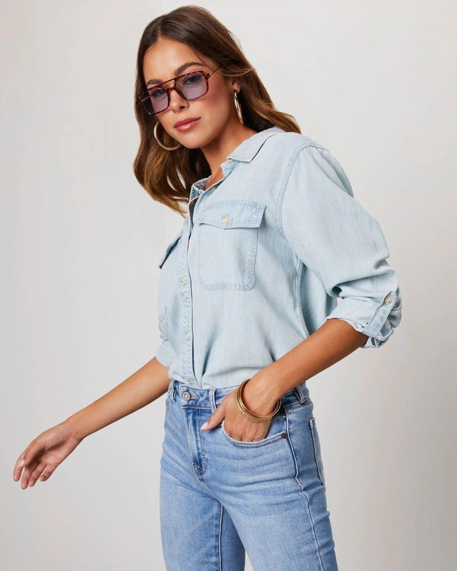 Klassisches Jeanshemd Damen