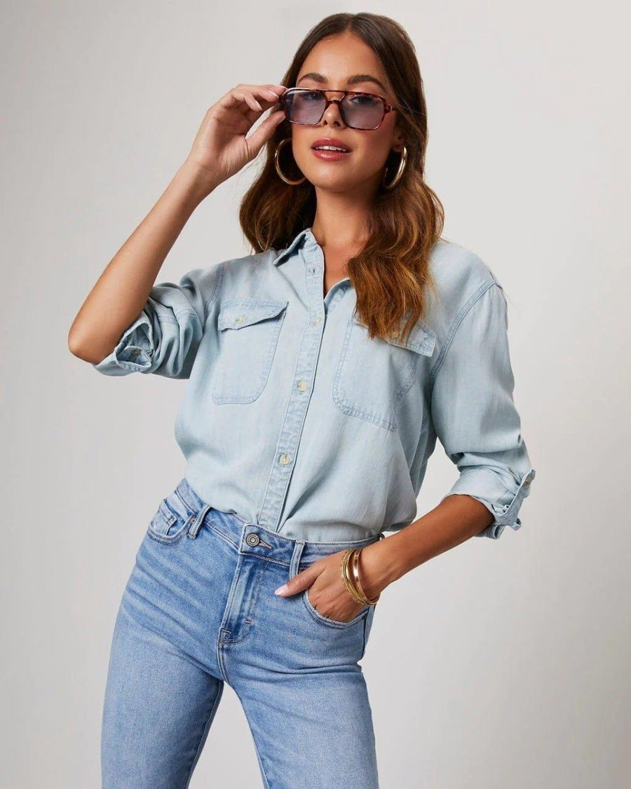 Klassisches Jeanshemd Damen