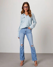 Klassisches Jeanshemd Damen