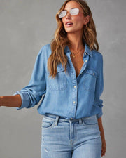 Klassisches Jeanshemd Damen
