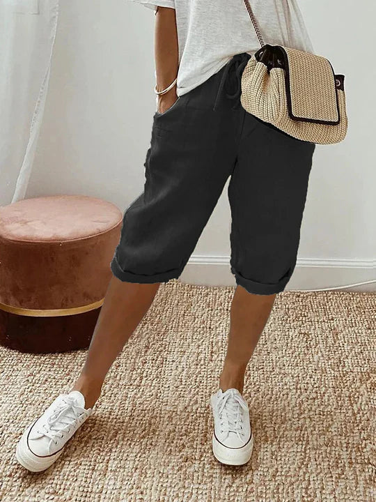 Heidi-Mode | Shorts für Frauen aus Baumwolle und Leinen
