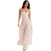 Enchanted Corset Maxi Kleid mit Schnürung am Rücken