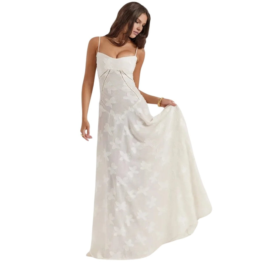 Enchanted Corset Maxi Kleid mit Schnürung am Rücken