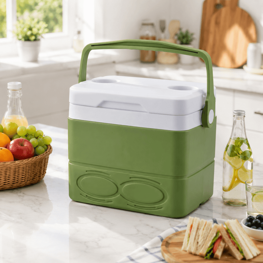 Kühlbox tragbar mit Griff für Camping