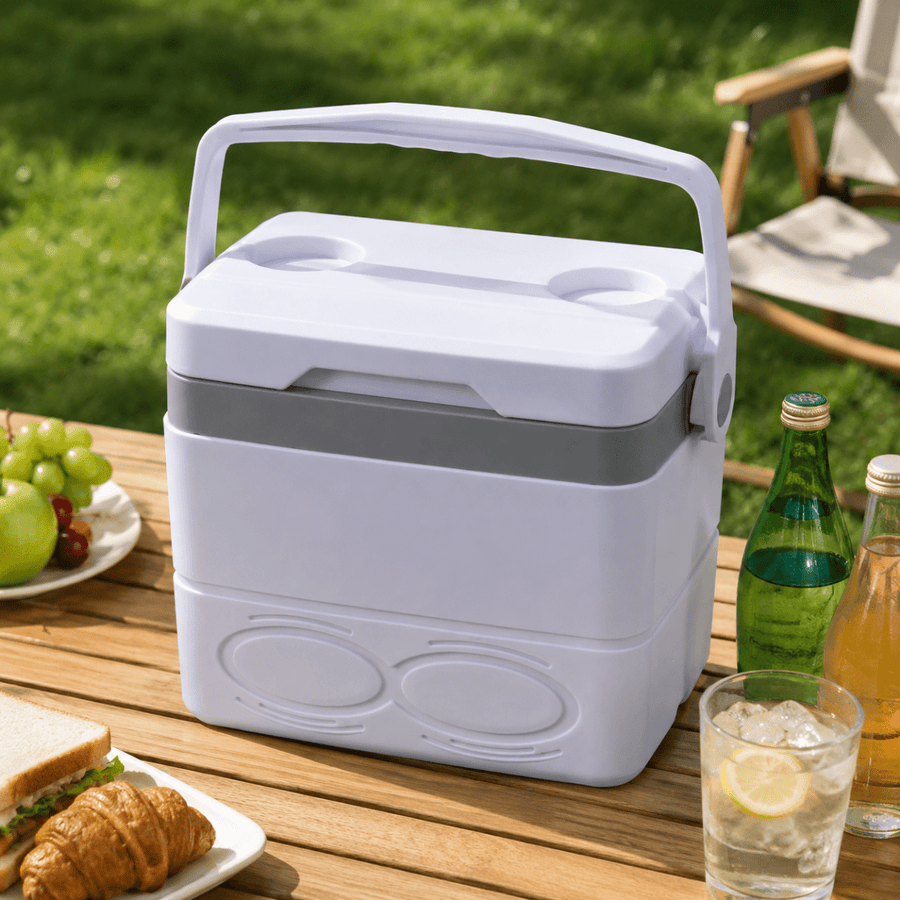 Kühlbox tragbar mit Griff für Camping