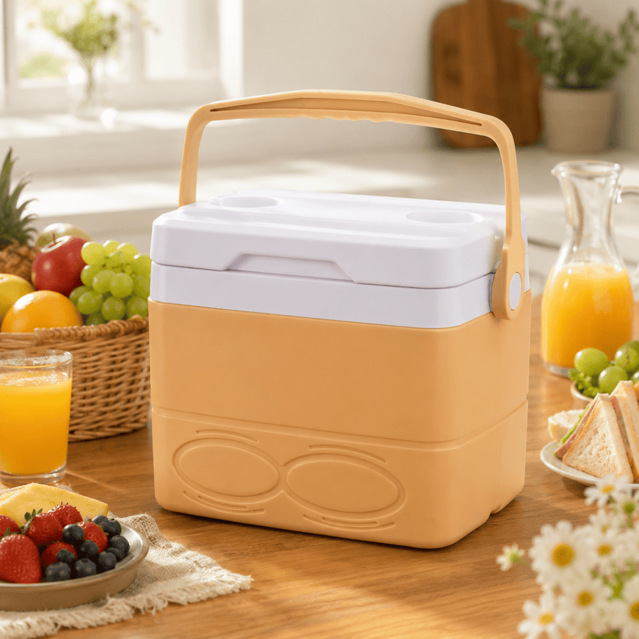 Kühlbox tragbar mit Griff für Camping