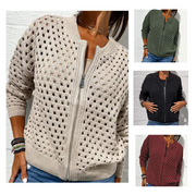 ELINA - STRICKJACKE MIT REISSVERSCHLUSS
