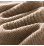 Lana – Weite Strickhose aus echter Wolle mit Tunnelzug