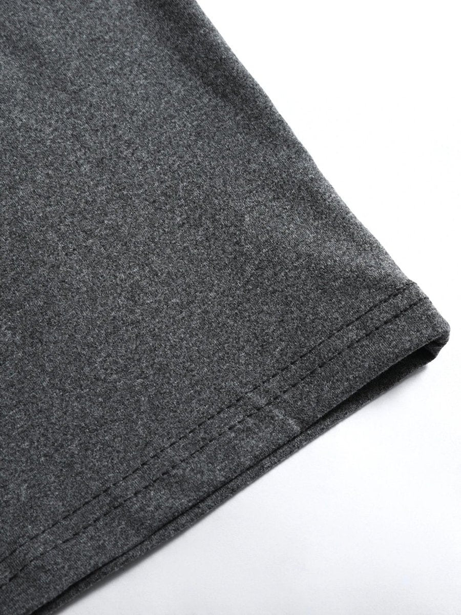 Langarmshirt Herren V-Ausschnitt