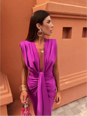 Cordelia | Elegantes Drapiertes Kleid