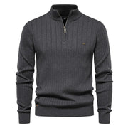 Herren Herbstpullover Mit Reißverschluss | Winter