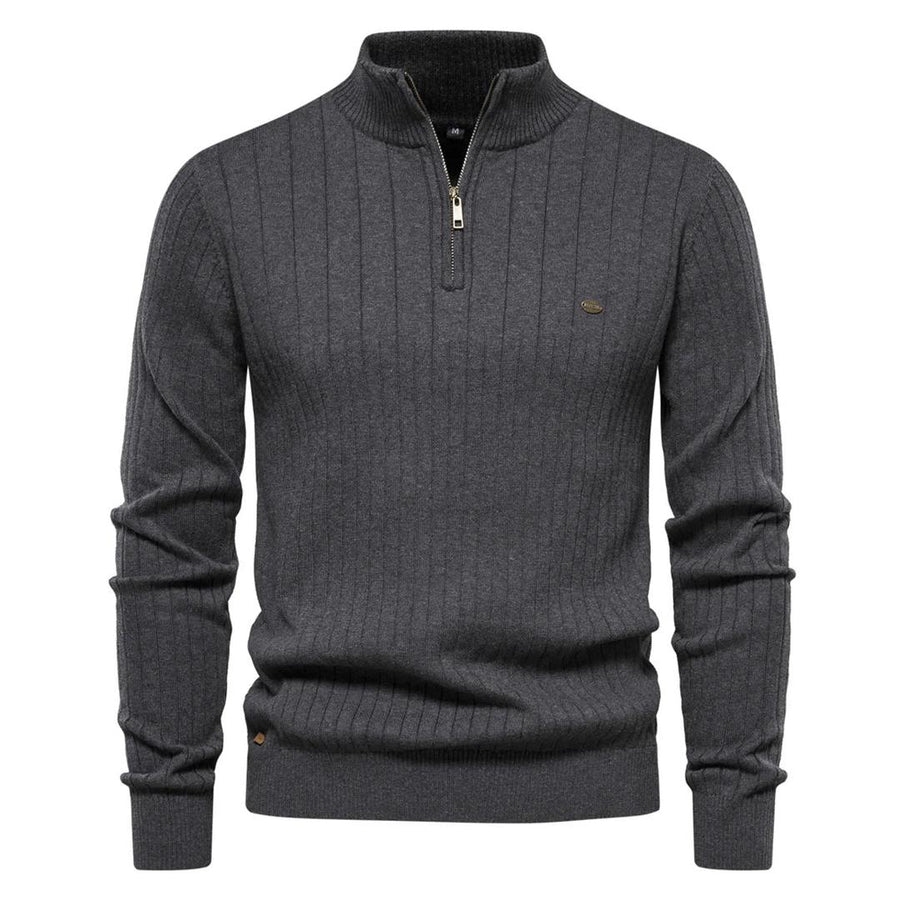 Herren Herbstpullover Mit Reißverschluss | Winter