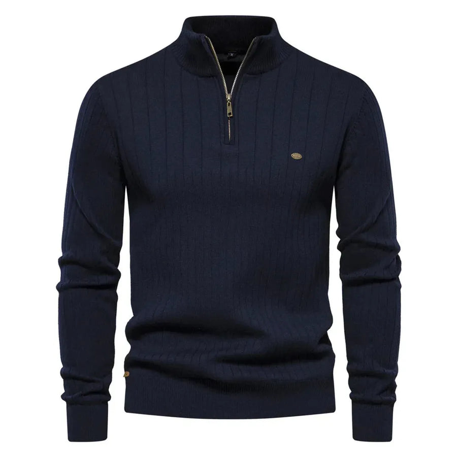 Herren Herbstpullover Mit Reißverschluss | Winter