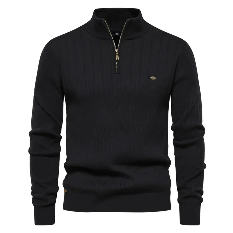 Herren Herbstpullover Mit Reißverschluss | Winter