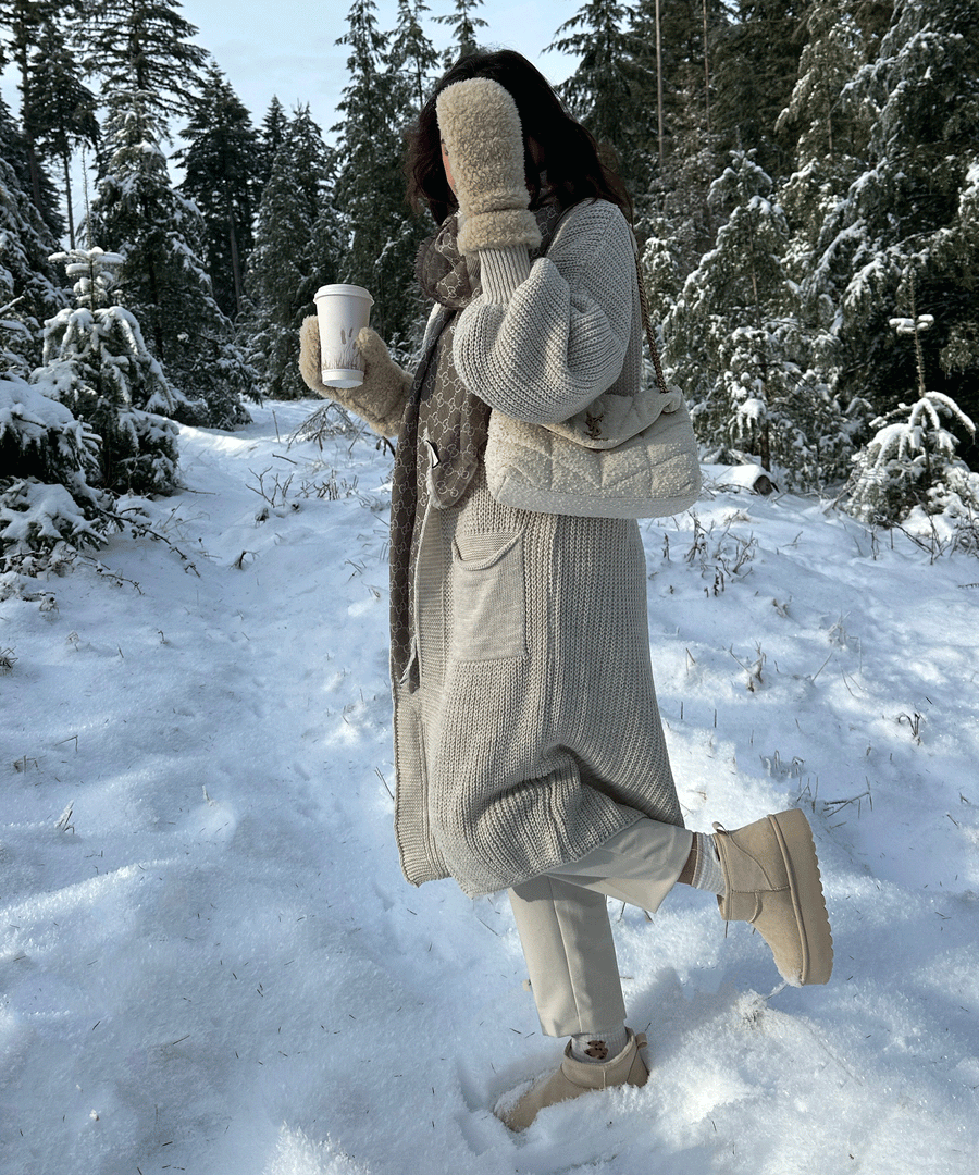 Leichtes lang Beige für dich