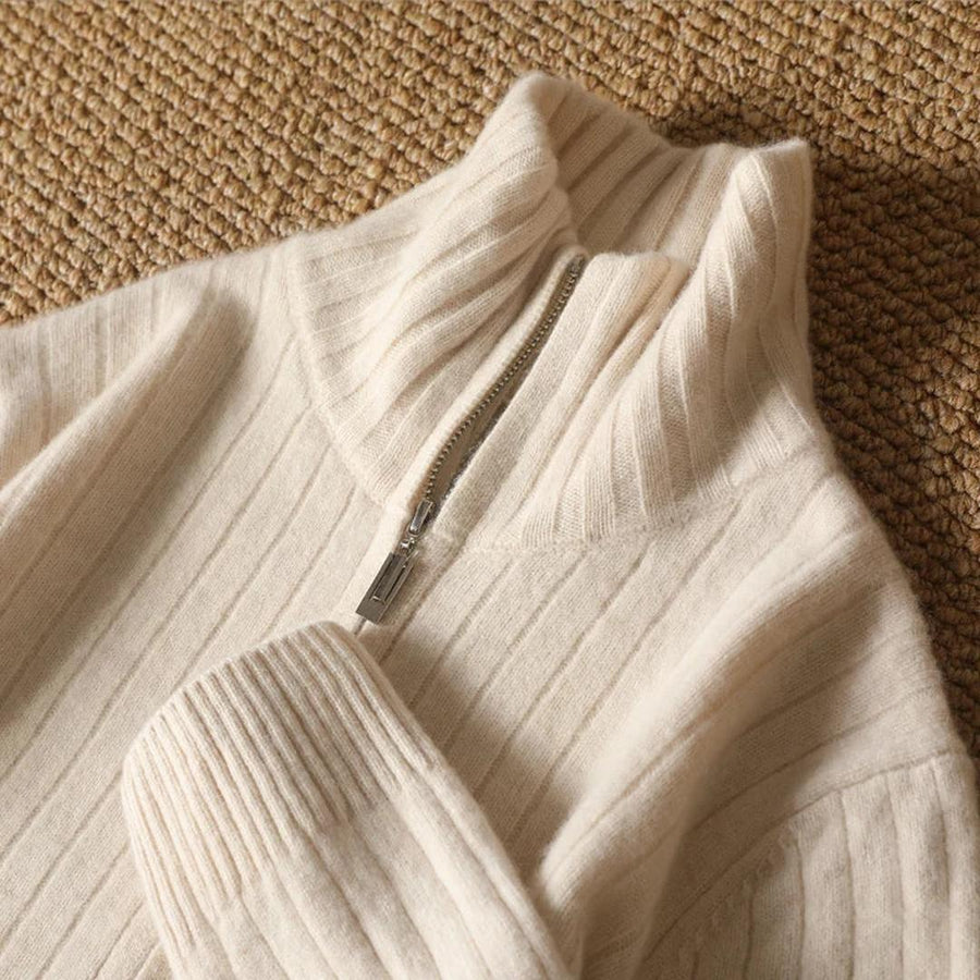 Langärmlige Wollstrickjacke Für Herren | Winter