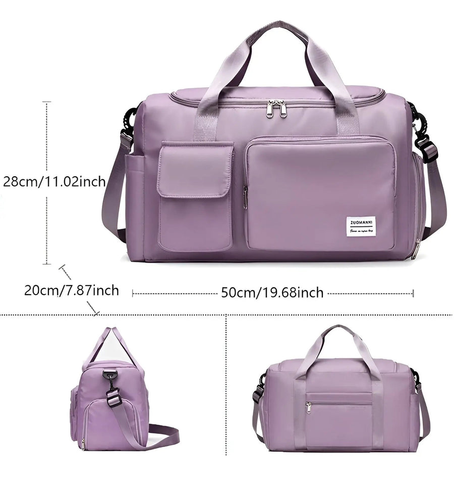 Große Wasserdichte Reisetasche – Sport- & Wochenendtasche für Damen und Herren