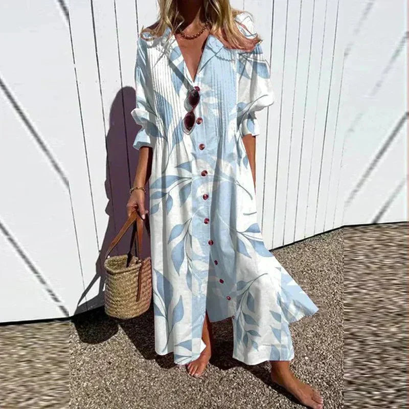 Heidi-Mode | Klassisches Boho Maxi Kleid