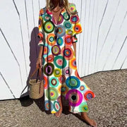 Heidi-Mode | Klassisches Boho Maxi Kleid